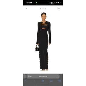 Yailin Maxi Dress in Black - Xs h:ours (revolve)